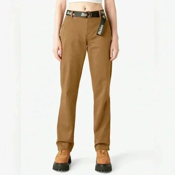 Dickies | Women’s Relaxed Carpenter Pants | Size 26 | Brown Duck - Picture 1 of 6